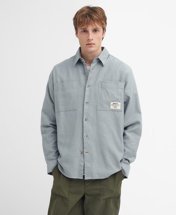 Barbour Angelo Relaxed Long-sleeved Shirt Blå | BABO87922