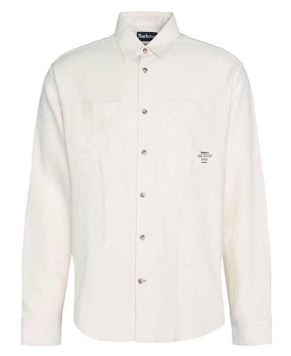 Barbour Angelo Relaxed Long-sleeved Shirt Hvide | BABO87937