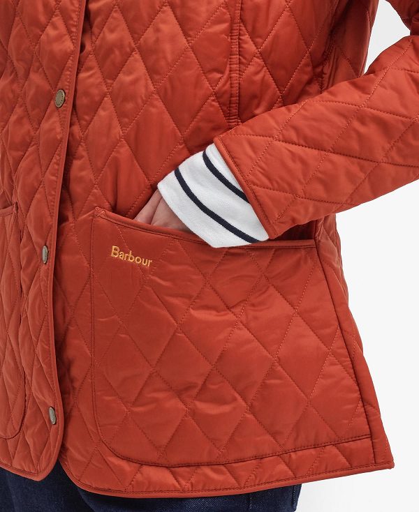 Barbour Annandale Quilted Jacket Rød | BABO89330