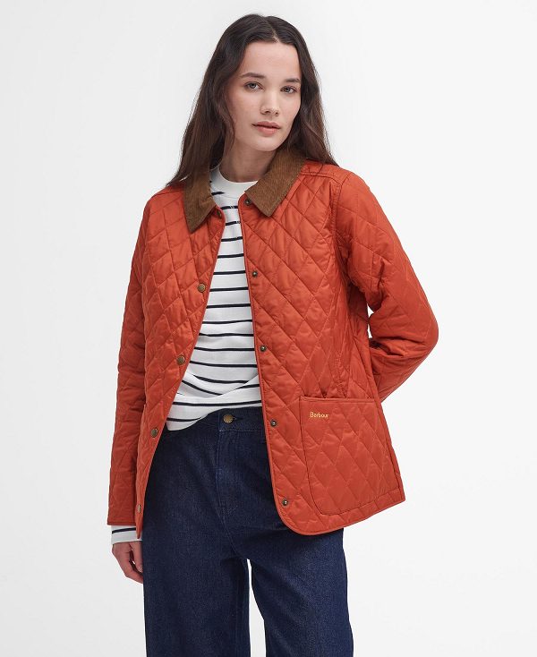 Barbour Annandale Quilted Jacket Rød | BABO89330