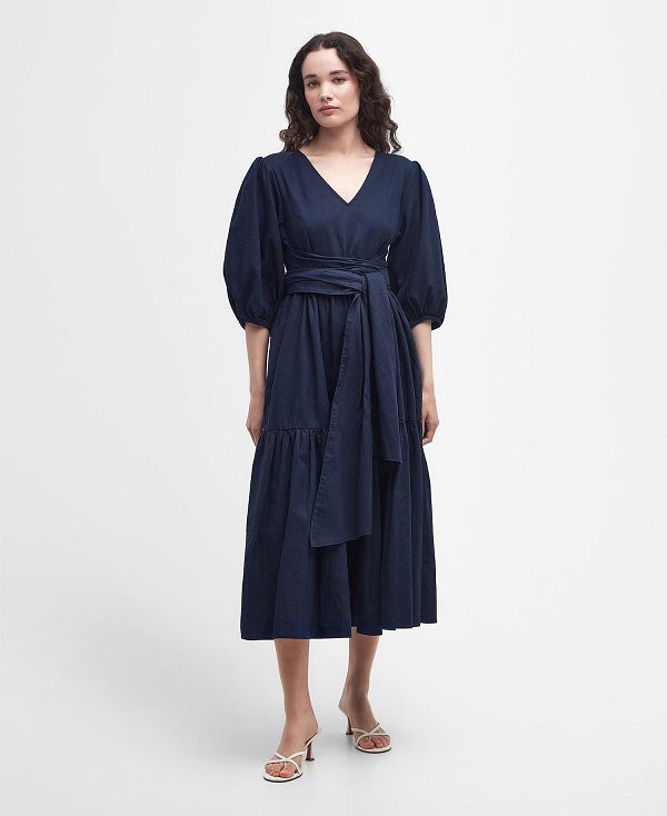 Barbour Annie Midi Dress Sort | BABO89627