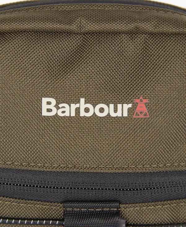 Barbour Arwin Canvas Crossbody Bag Olivengrøn Sort | BABO88932