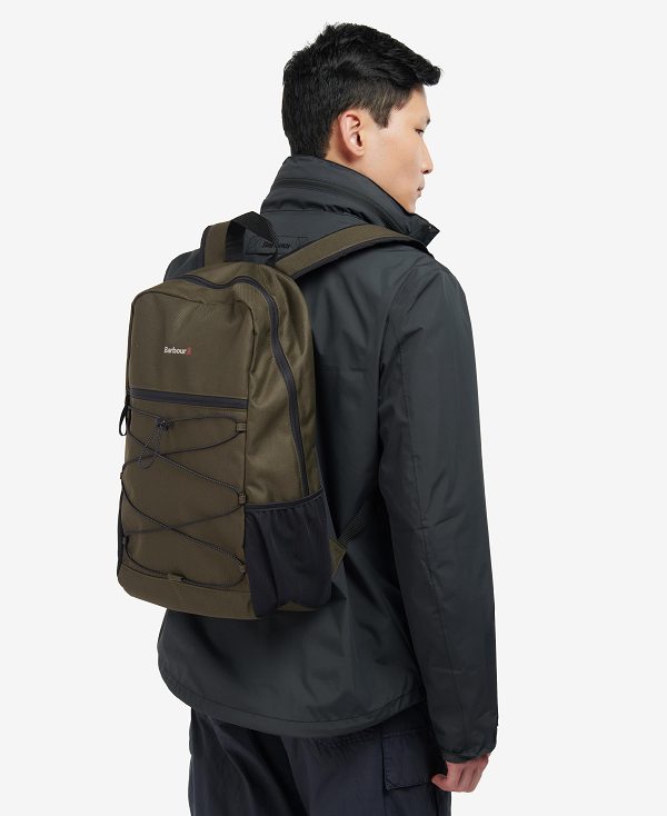 Barbour Arwin Canvas Explorer Backpack Grøn | BABO88931