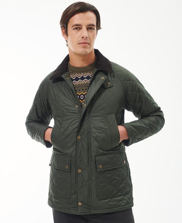 Barbour Ashby Polarquilt Jacket Sort | BABO87346