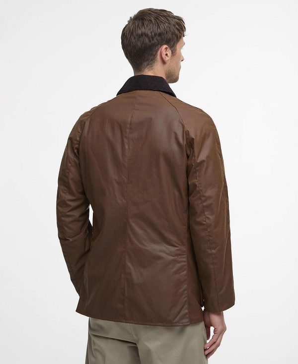 Barbour Ashby Waxed Jacket Brune | BABO87164