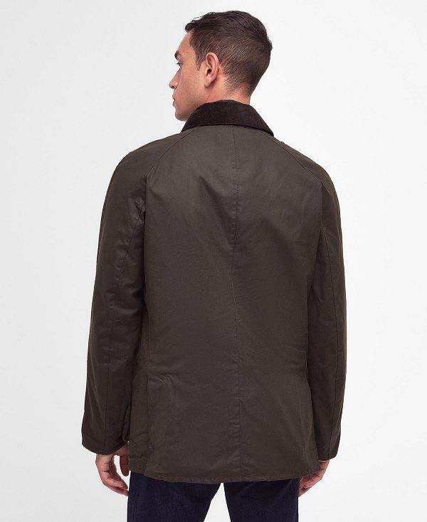 Barbour Ashby Waxed Jacket Olivengrøn | BABO87217