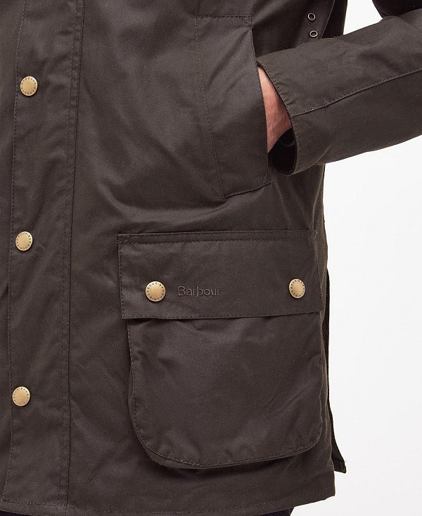 Barbour Ashby Waxed Jacket Olivengrøn | BABO87217