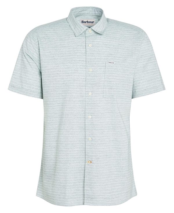 Barbour Ashgill Regular Short-sleeved Shirt Grøn | BABO87790