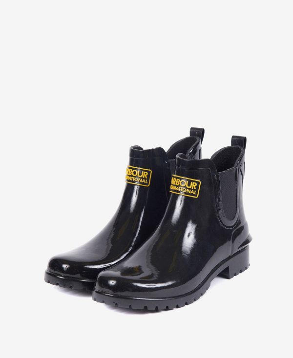 Barbour Assen Chelsea Wellingtons Sort | BABO89928