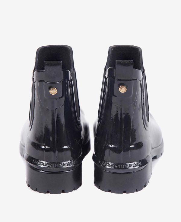 Barbour Assen Chelsea Wellingtons Sort | BABO89928