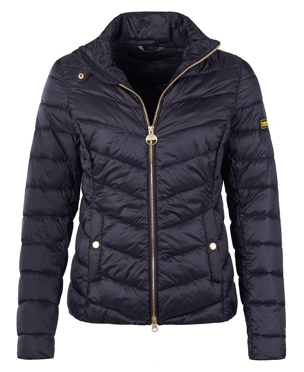 Barbour Aubern Quilted Jacket Mørkeblå | BABO89253