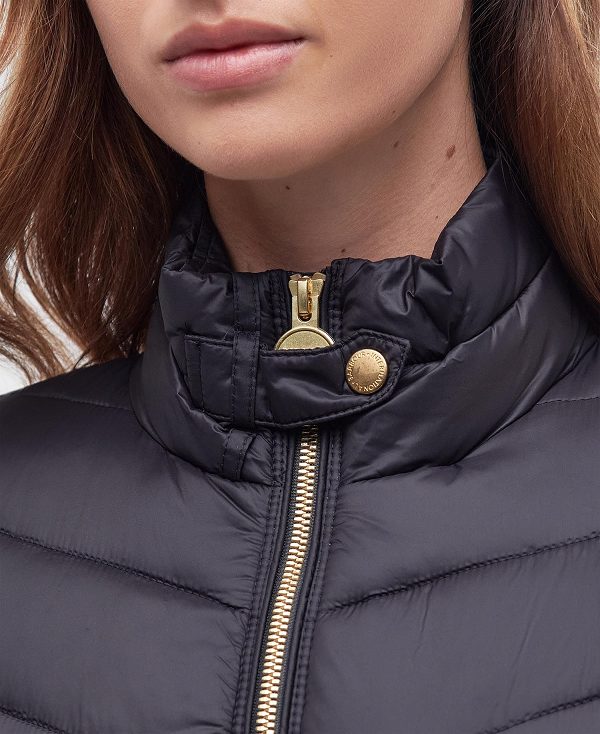 Barbour Aubern Quilted Jacket Mørkeblå | BABO89253