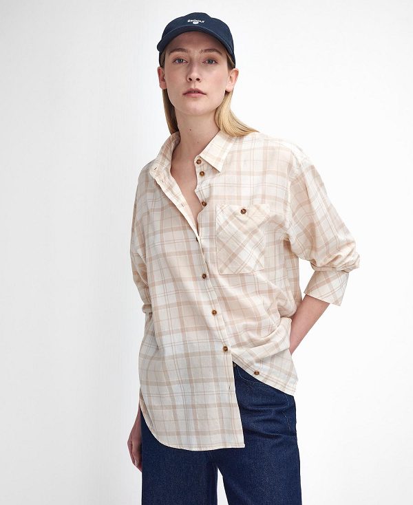 Barbour Aubrey Regular Long-sleeved Shirt Flerfarvede | BABO89513