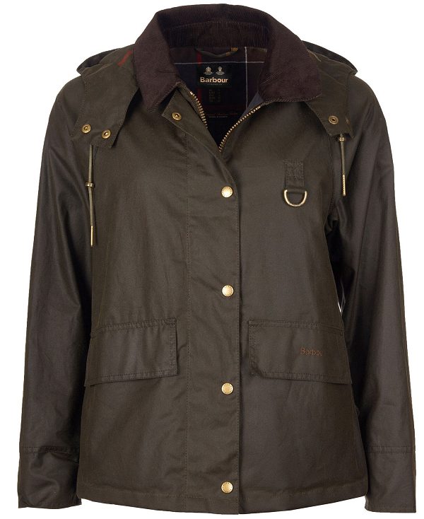 Barbour Avon Wax Jacket Olivengrøn | BABO89238