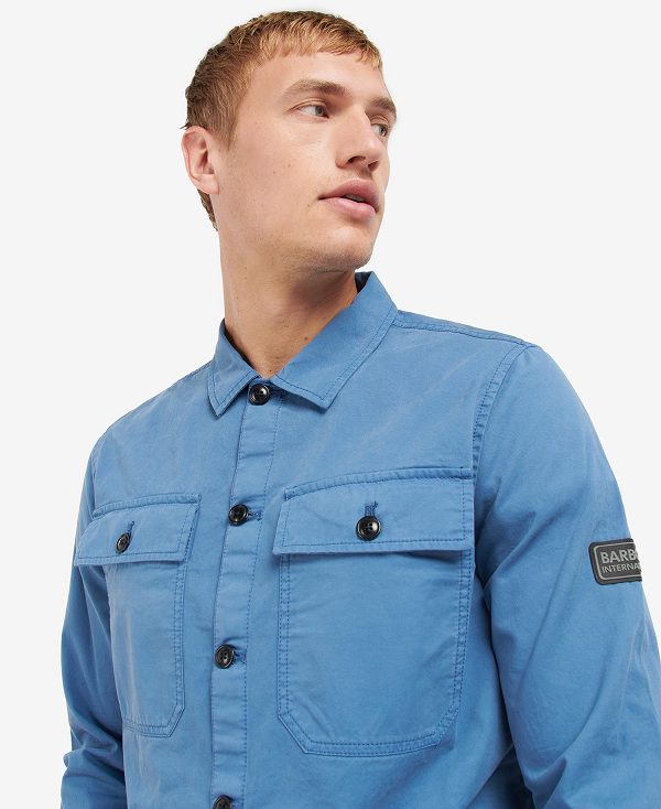 Barbour B.Intl Adey Overshirt Blå | BABO87606