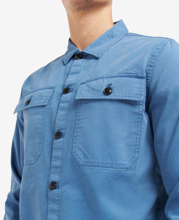 Barbour B.Intl Adey Overshirt Blå | BABO87606