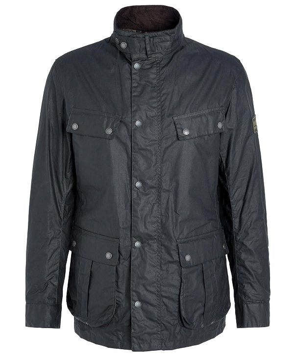 Barbour B.Intl Lightweight Duke Waxed Cotton Jacket Sort | BABO87157