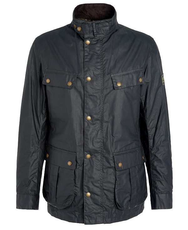 Barbour B.Intl Lightweight Duke Waxed Cotton Jacket Sort | BABO87158