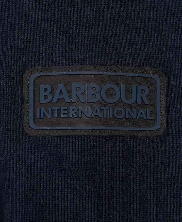 Barbour Baffle Quilted Sweatshirt Sort | BABO88693