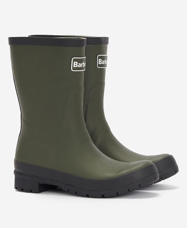 Barbour Banbury Wellington Boots Olivengrøn | BABO89916