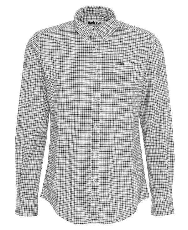 Barbour Banner Tailored Long-sleeved Shirt Olivengrøn | BABO87695