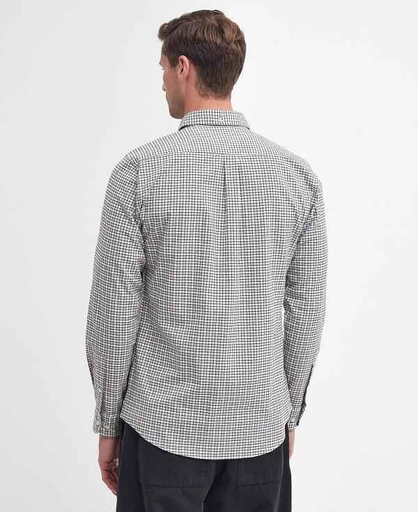 Barbour Banner Tailored Long-sleeved Shirt Olivengrøn | BABO87695