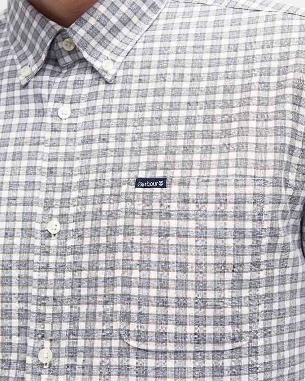 Barbour Banner Tailored Long-sleeved Shirt Grå | BABO87696