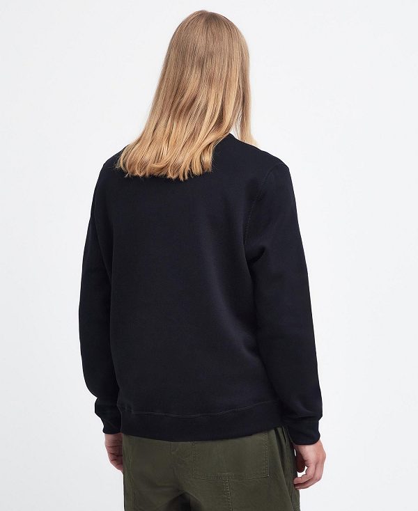 Barbour Barbour X Maison Kitsuné Beaufort Fox Sweatshirt Sort | BABO88440