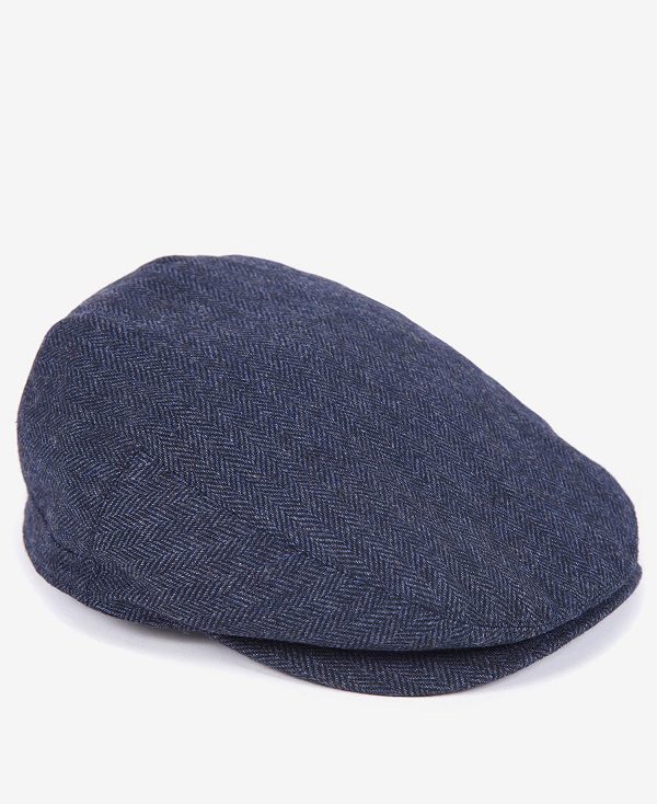 Barbour Barlow Flat Cap Mørkeblå | BABO89015