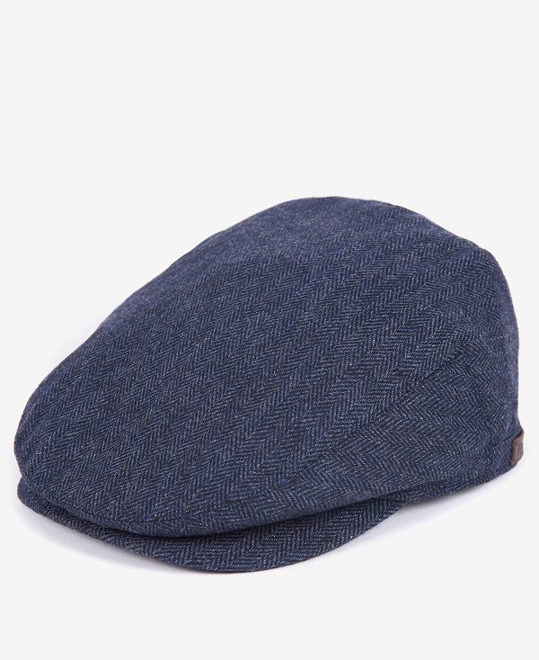 Barbour Barlow Flat Cap Mørkeblå | BABO89015