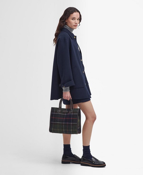 Barbour Barrhill Tartan Tote Bag Tartan | BABO89984