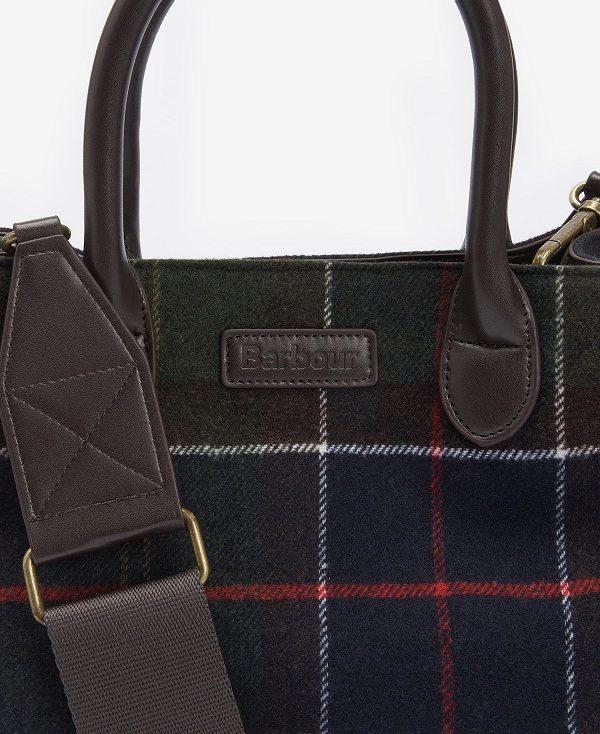 Barbour Barrhill Tartan Tote Bag Tartan | BABO89984