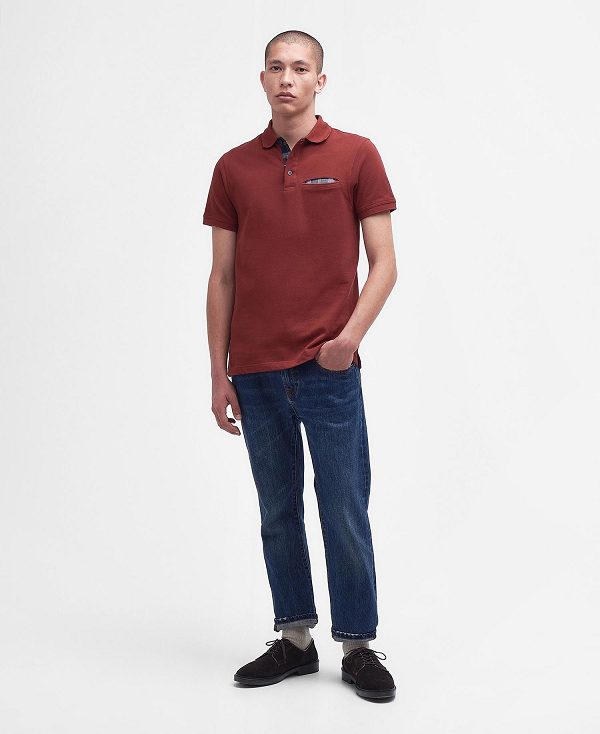 Barbour Barwick Polo Shirt Rød | BABO88060