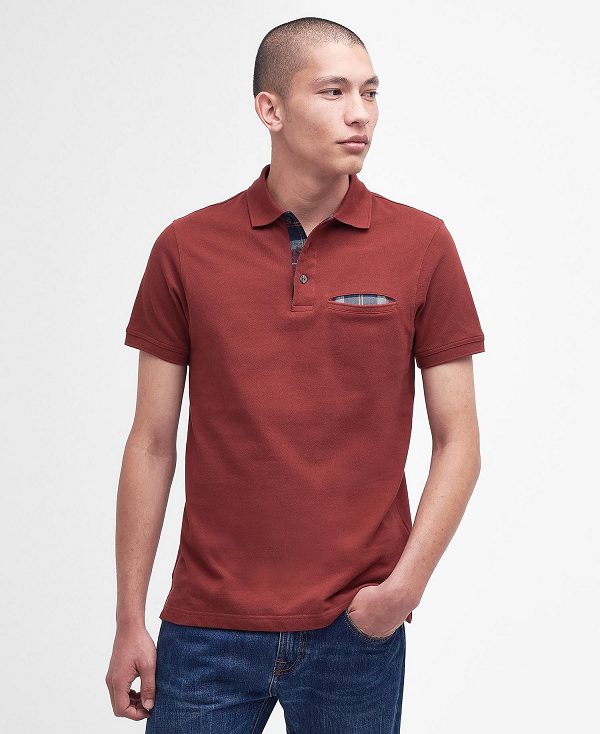 Barbour Barwick Polo Shirt Rød | BABO88060