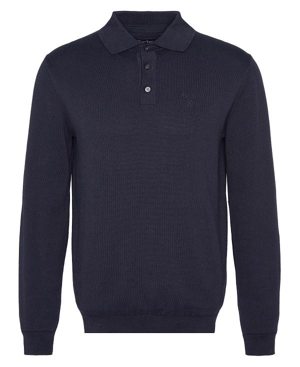 Barbour Bassington Polo Shirt Mørkeblå | BABO88593