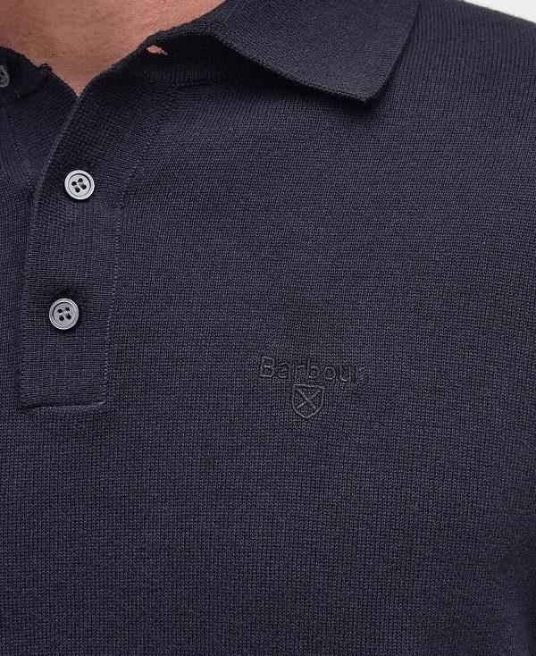 Barbour Bassington Polo Shirt Mørkeblå | BABO88593