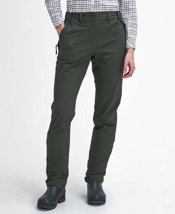 Barbour Beaconsfield Active Waterproof Trousers Olivengrøn | BABO89848