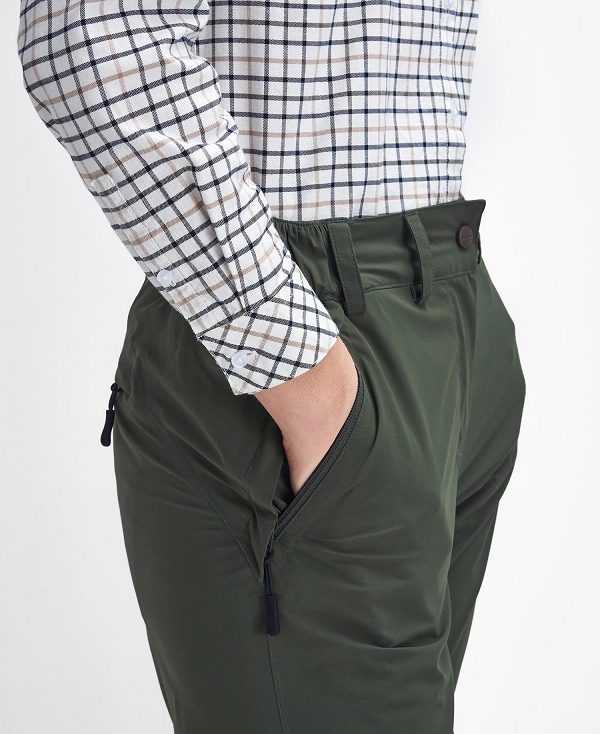 Barbour Beaconsfield Active Waterproof Trousers Olivengrøn | BABO89848