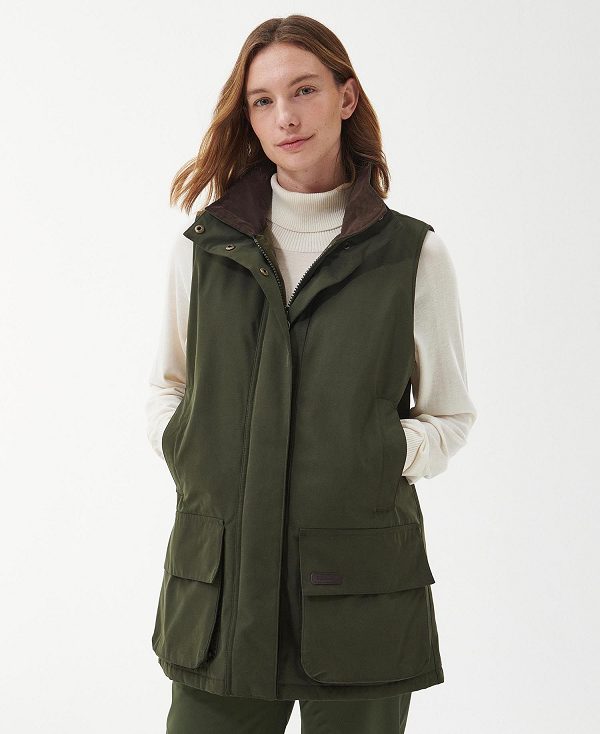 Barbour Beaconsfield Gilet Olivengrøn | BABO89462