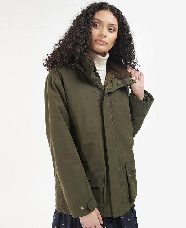 Barbour Beaconsfield Waterproof Jacket Olivengrøn | BABO89396