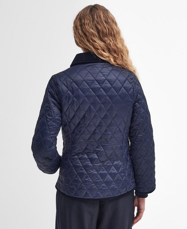 Barbour Beadnell Fitted Quilted Jacket Mørkeblå | BABO89341