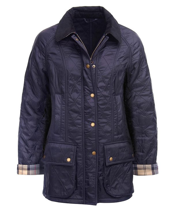 Barbour Beadnell Polarquilt Jacket Mørkeblå | BABO89345