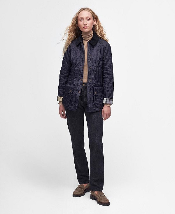 Barbour Beadnell Polarquilt Jacket Mørkeblå | BABO89345