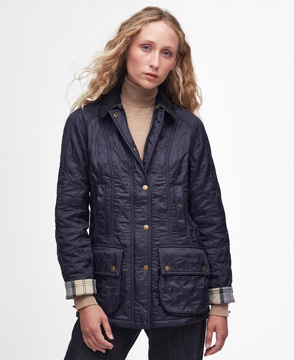 Barbour Beadnell Polarquilt Jacket Mørkeblå | BABO89345