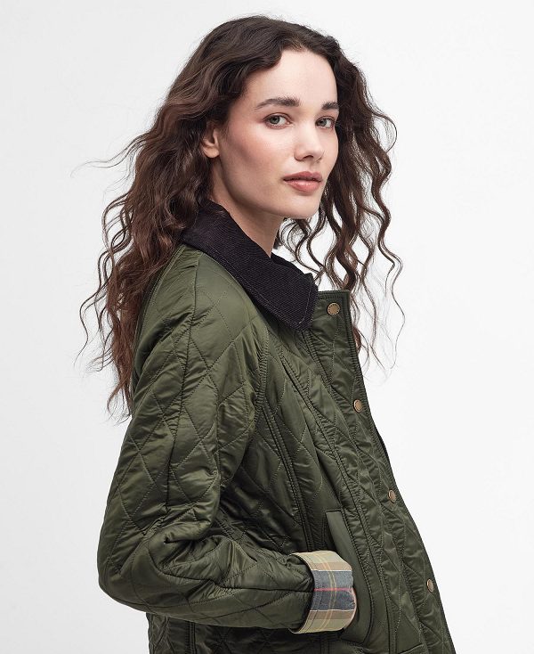 Barbour Beadnell Polarquilt Jacket Olivengrøn | BABO89326