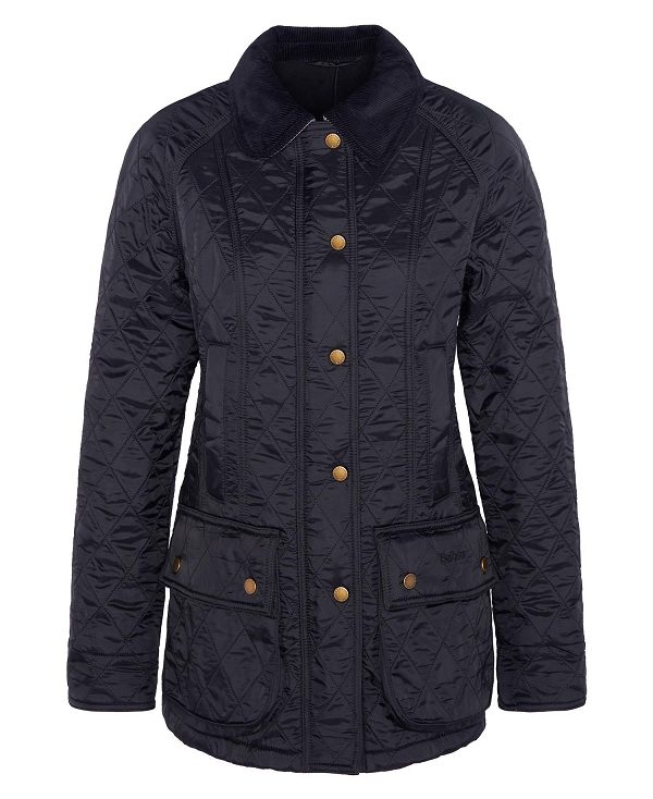 Barbour Beadnell Polarquilt Jacket Sort | BABO89333