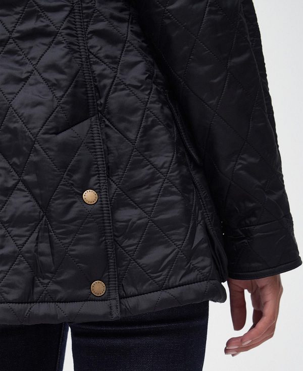 Barbour Beadnell Polarquilt Jacket Sort | BABO89333