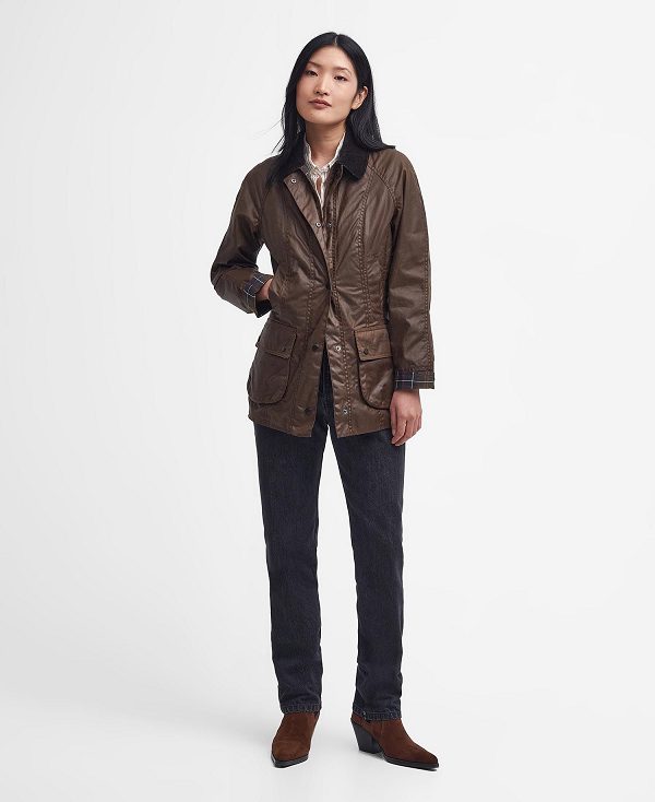 Barbour Beadnell® Waxed Jacket Brune | BABO89195