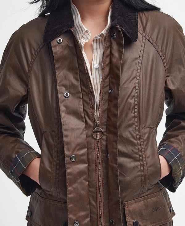 Barbour Beadnell® Waxed Jacket Brune | BABO89195