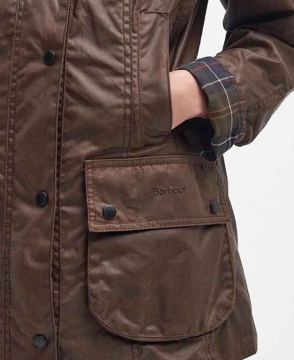 Barbour Beadnell® Waxed Jacket Brune | BABO89195